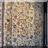 R73. Masterloom handknotted wool rug. Made in India. 8' x 10' 3”